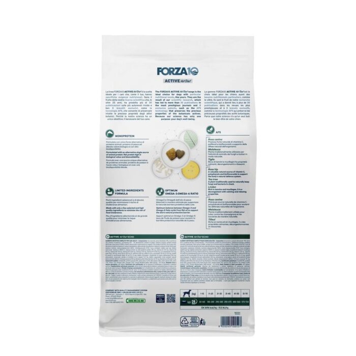 Forza10 Echo (Oto) diētiskā sausā barība suņiem ausu iekaisuma gadījumos, 4kg - Image 2