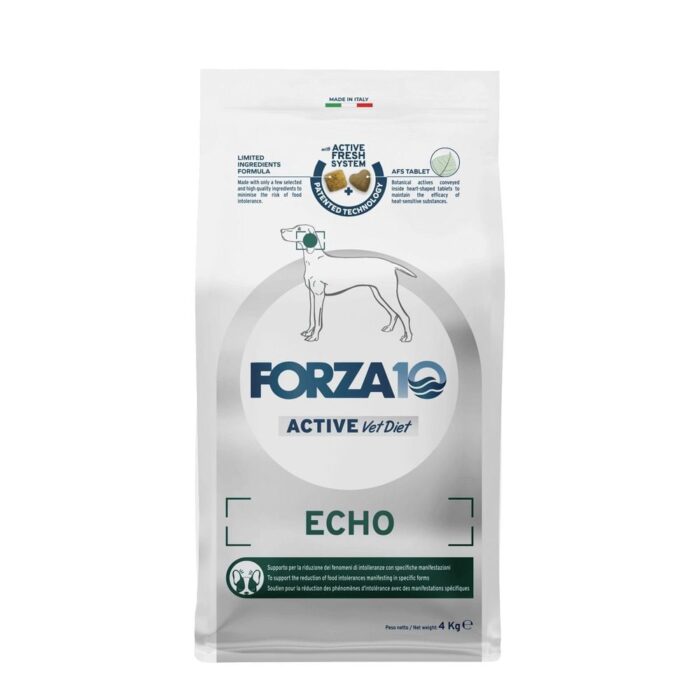 Forza10 Echo (Oto) diētiskā sausā barība suņiem ausu iekaisuma gadījumos, 4kg - Image 1