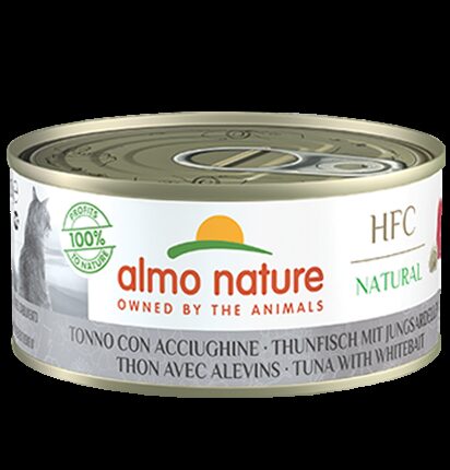 Almo Nature HFC NATURAL tuncis un mailītes, 150g