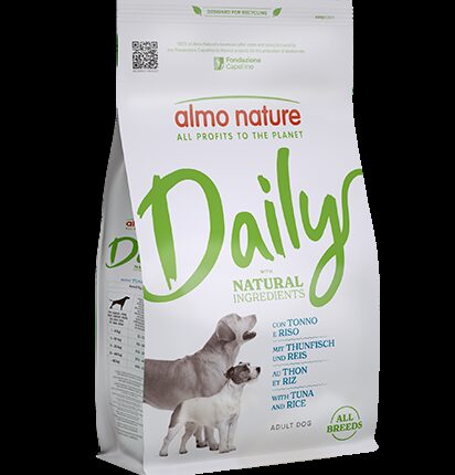 Almo Nature DAILY DOG ALL BREADS - Tuncis un rīsi, 1.2kg