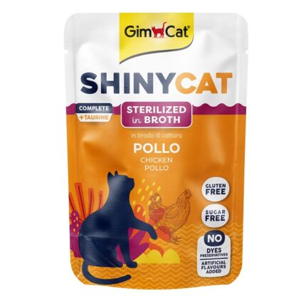 Gimborn SHINYCAT Pouch Sterilized Chicken - konservēta barība kaķiem, 70g