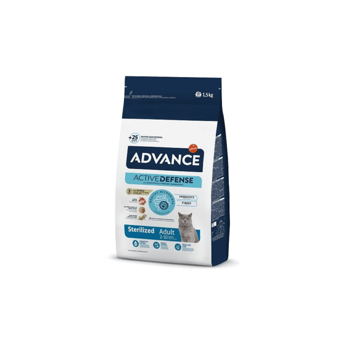 Advance Cat Sterilized Turkey 1.5 kg - для стерилизованных кошек (индюшка) — изображение 1