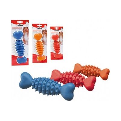 Camon Rotaļlieta Suņiem Gumijas kauls ar asum.12cm