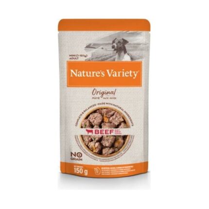 Nature's Variety Dog Original Mini Beef 0.150 kg - Konservi ar liellopu pieaugušiem suņiem (8gb)