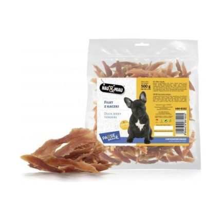 Hau&Miau duck jerky tenders 500g - Pīles fileja