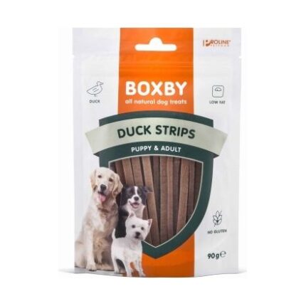 Boxby  Duck Strips For Dogs  90 g