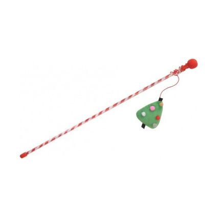 Camon Rotaļlieta kaķiem Ziemassvētku nūjiņa ar eglīti 48.5 cm