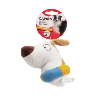 Camon игрушка для собак - плюшевая собачка или лиса с пищалкой, 14см.