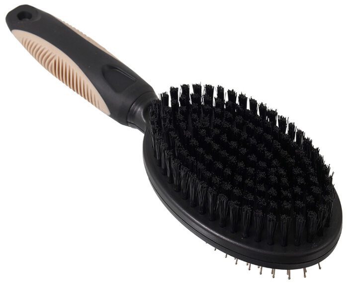 KAY Brush  double sided with nylon / wire tips bristle L – ķemme dzīvniekiem - Image 5