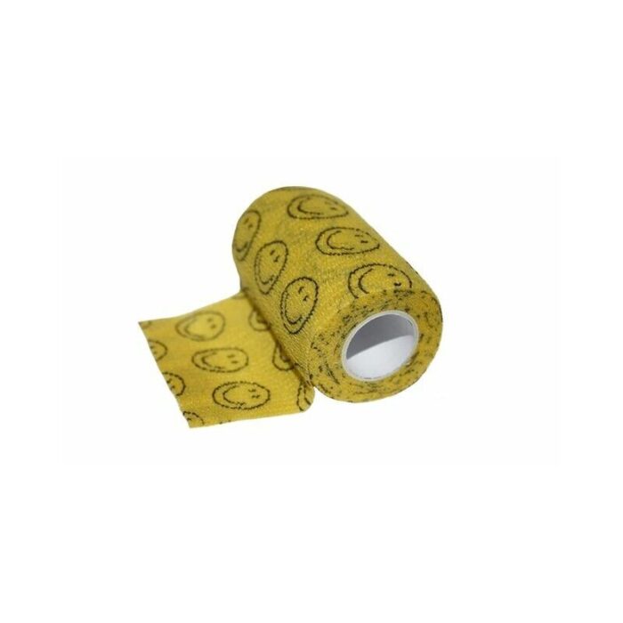 Fioniavet FancyFlex Smiley, kohēziska elastīgā saite, rūgta garša, 7,5 cm x 4,5 m, N10 - Image 1