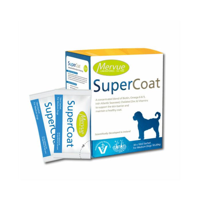 SuperCoat vidējiem suņiem (10-20 kg) 10 ml x 30 - Image 1