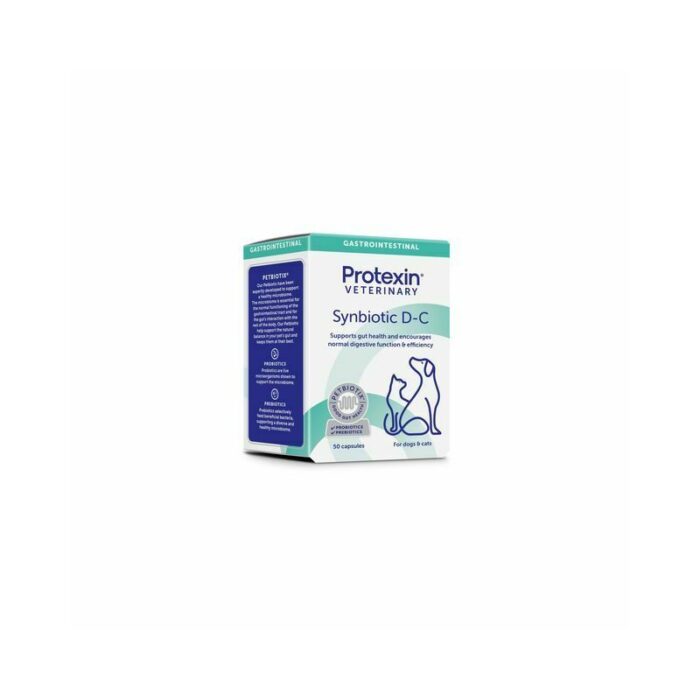 Protexin Synbiotic D-C 200mg N50 kapsulas suņiem/kaķiem - Image 1