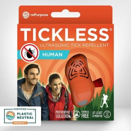 Tickless Human ultraskaņas ērču atbaidītājs cilvēkiem (oranža)