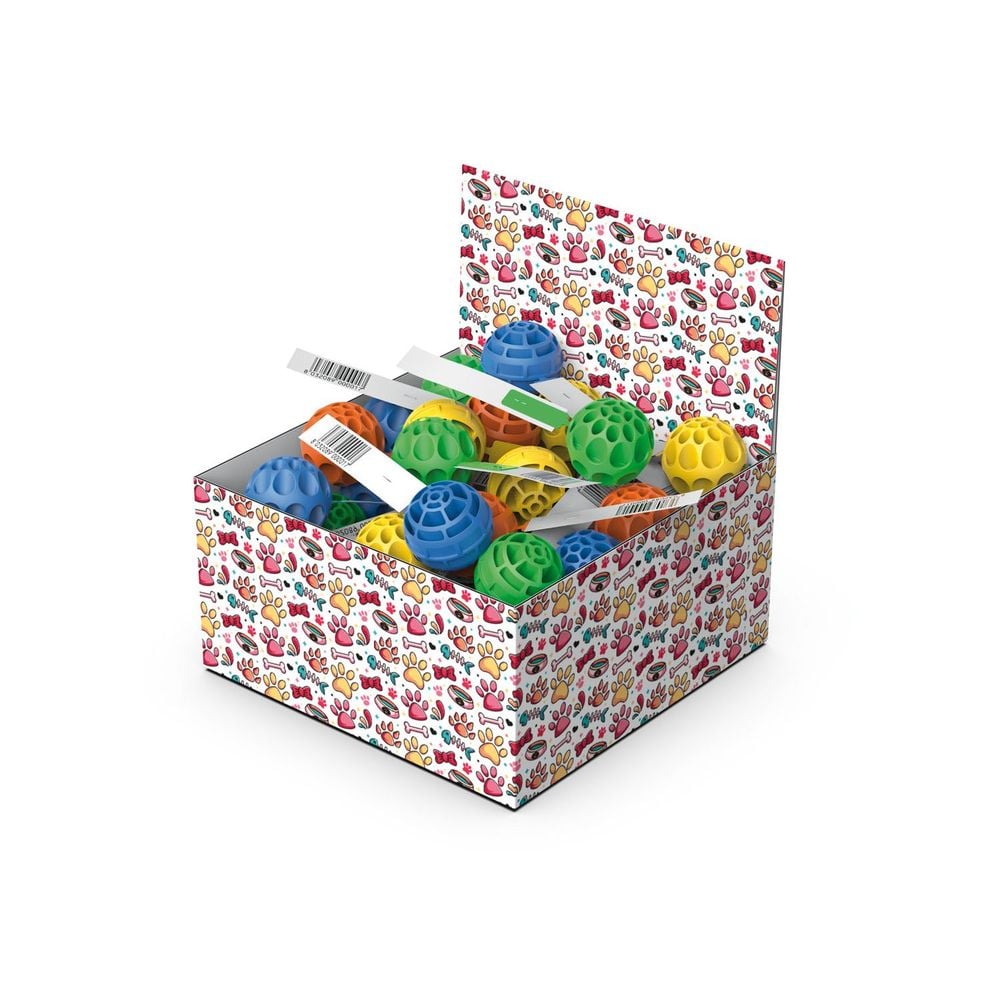 Georplast pulsar rotaļlieta kaķiem, bumbiņa ar zvaniņu, 4 cm