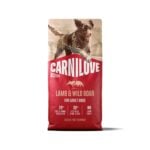 Carnilove Active Dog Lamb & Wild Boar sausā barība suņiem ar jēra un mežacūkas gaļu, 12 kg