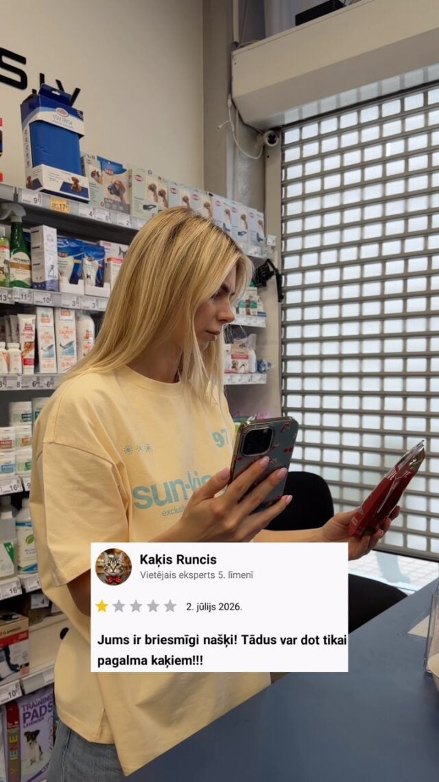 Beidzot atklāts negatīvo atsauksmju noslēpums🕵🏼‍♀️😄#zooveikals #zoopreces #suņubarība #latvija #kaķubarība