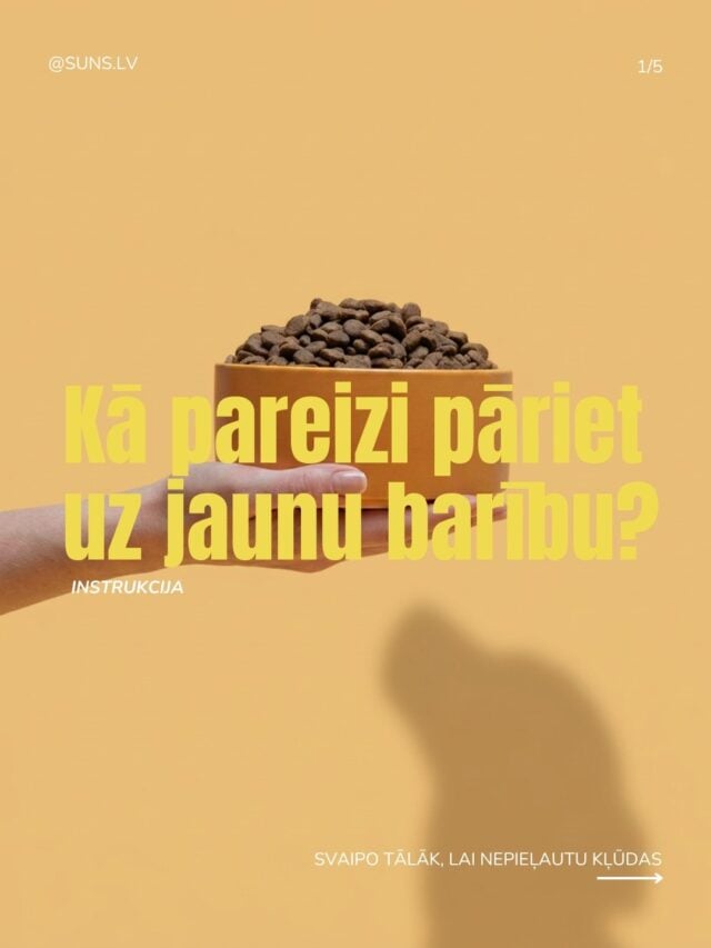 Veikalā Suns.lv mēs ne tikai pārdodam barību, bet arī palīdzam atrast piemērotāko uzturu tieši Tavam mīlulim.

Saglabā šo instrukciju un, ja nepieciešama palīdzība, raksti mums vai iepērcies vietnē Suns.lv 🐾

#zooprecessuņiem #zooveikals #suņubarība